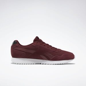 Reebok Royal Glide Ripple Turnschuhe Herren - Bordeaux/Schwarz/Weiß - DE 827-OPL